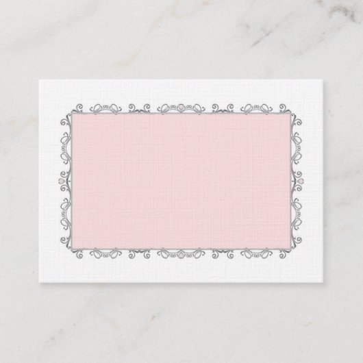 Placement Elégante carte de lieu de mariage (Devant)