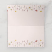 Placement Elégante carte de place florale (Intérieur déplié)