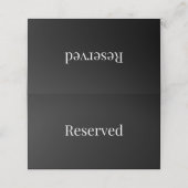 Placement Elégante carte de table "Réservée" - Parfait pour (Extérieur déplié)