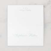 Placement Elégante Carte de visite (Extérieur déplié)