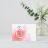 Placement Ensemble de Mariages Rose Rose Rose pour carte de  (Debout devant)