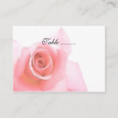 Placement Ensemble de Mariages Rose Rose Rose pour carte de  (Dos)