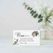 Placement Eucalyptus Carte de billet de Fête des mariées de  (Debout devant)