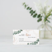 Placement Eucalyptus | Combien de baisers Mariage Carte de j (Debout devant)