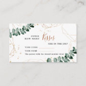Placement Eucalyptus | Combien de baisers Mariage Carte de j (Devant)