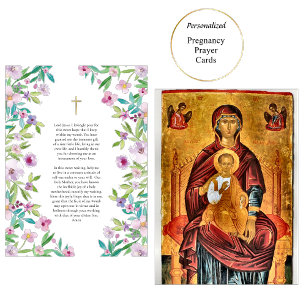 Placement Fleurs de printemps Carte de prière orthodoxe de g