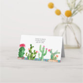 Placement Floral Fiesta Cactus Couples Carte de la place de  (Dos)