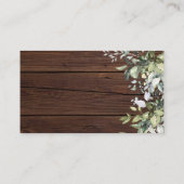 Placement Flore verdoyante Combien de baisers Douche Carte d (Dos)