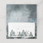 Placement Forêt de bois avec carte Deer Place (Extérieur déplié)