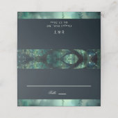 Placement Forêt enchantée Magique Jardin Mariage Carte de li (Extérieur déplié)