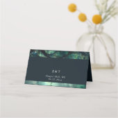 Placement Forêt enchantée Magique Jardin Mariage Carte de li (Dos)