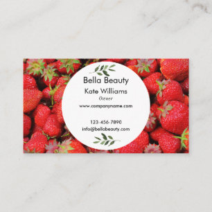 Placement Fruit frais personnalisé Carte de visite personnal