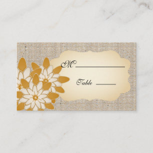 Placement Gerbera Daisy Carte de Mariage d'occasion