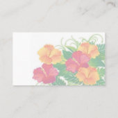 Placement hibiscus garden ~ carte de séjour (Dos)