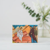 Placement Icône chrétienne orthodoxe Photo carte de prière f (Debout devant)