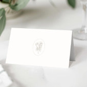 Placement Ivory | Carte de table de mariage à numéros en écr
