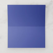 Placement Jardin bleu d'hiver Carte du lieu de mariage (Intérieur déplié)