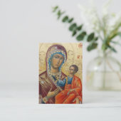 Placement La carte de prière orthodoxe Theotokos (Debout devant)