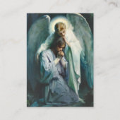 Placement L'agonie dans la carte de prière funéraire du jard (Devant)