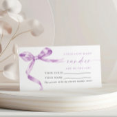 Placement Lavender Bow Combien de bonbons Douche Carte de je