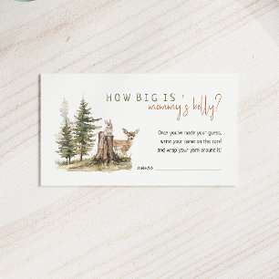 Placement Les animaux de bois La taille de la carte de ventr