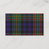 Placement MacLellan Plaqué mariage Réception Carte de lieu (Dos)