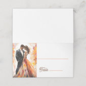 Placement Mariage de automne d'automne Couple Artisan Carte  (Extérieur déplié)