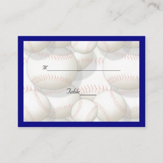 Placement Mariage de carte de profil Modèle de carte de plac (Devant)