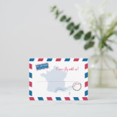 Placement Mariage de carte d'escorte/siège France Air Mail (Debout devant)