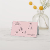 Placement Mariage de Dandelion Whimsical Place / Carte d'esc (Devant)