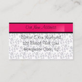 Placement Mariage Table Bling # & Modèle de carte d'adresse (Dos)