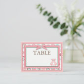 Placement Mini plat de la carte de table de la fille de l'ou (Debout devant)