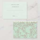 Placement Modèle de carte de place Whimsical (Devant / Derrière)