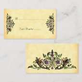 Placement Modèle de carte de table Cornucopia sur mesure (Devant / Derrière)