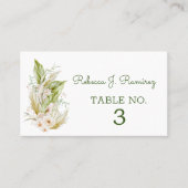 Placement Modèle de carte de table de mariage aux Pampas (Devant)