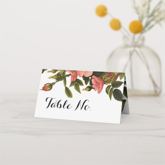Placement Modèle de numéro de table de mariage carte personn (Devant)
