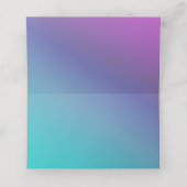 Placement Musique Bat mitzvah Silver Music Notes Carte de si (Intérieur déplié)