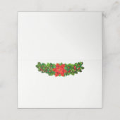 Placement Nom de la fête de Noël Carte Place (Extérieur déplié)