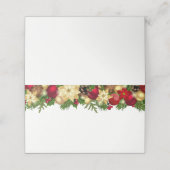 Placement Nom de la fête de Noël Carte Place (Extérieur déplié)