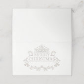 Placement Nom de la fête de Noël Carte Place (Extérieur déplié)