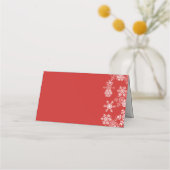 Placement Nom de la fête de Noël Carte Place (Dos)