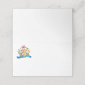 Placement Nom de la fête de Pâques Carte de lieu (Extérieur déplié)