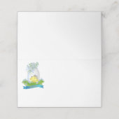 Placement Nom de la fête de Pâques Carte de lieu (Extérieur déplié)