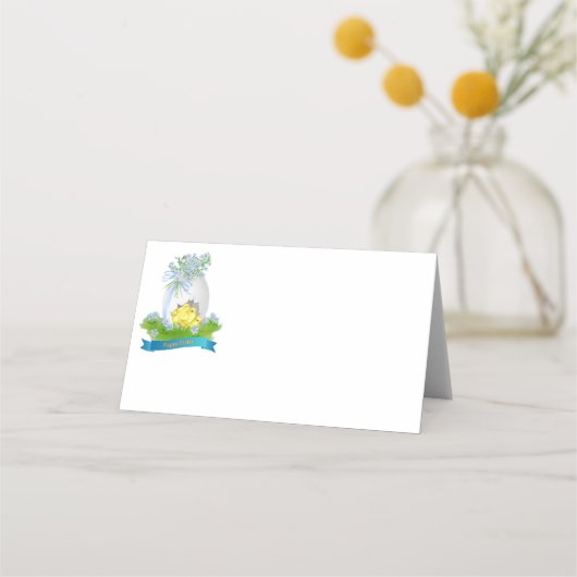 Placement Nom de la fête de Pâques Carte de lieu (Devant)