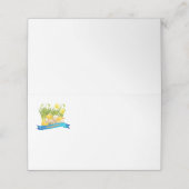 Placement Nom de la fête de Pâques Carte de lieu (Extérieur déplié)