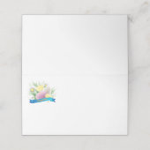 Placement Nom de la fête de Pâques Carte de lieu (Extérieur déplié)