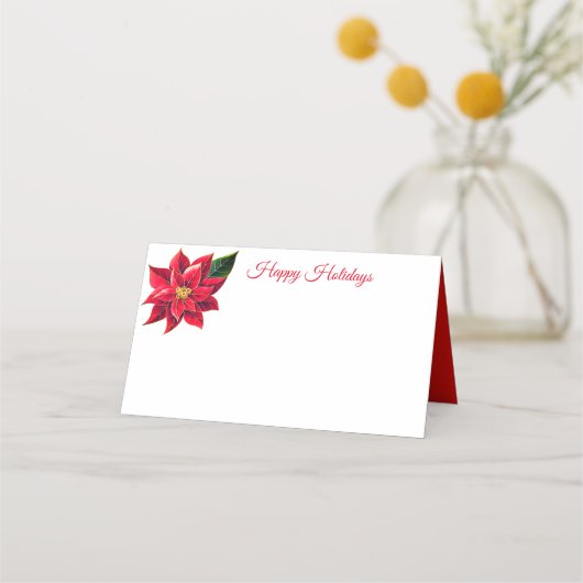 Placement Nom de Noël Carte de lieu (Devant)