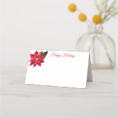 Placement Nom de Noël Carte de lieu (Devant)