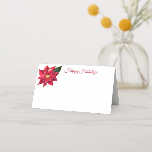 Placement Nom de Noël Carte de lieu (Devant)