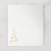 Placement Nom Placer la carte Arbre de Noël (Extérieur déplié)